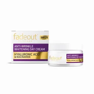 Fade Out Anti Wrinkle Whitening Day Cream with Hyaluronic Acid & Niacinamide SPF25 50ml
